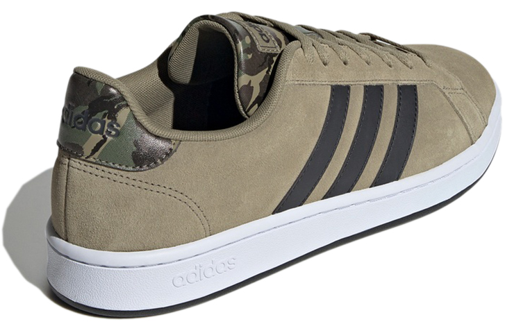 Мужские кеды adidas Grand Court (зеленый) — Зелёный — фото 4
