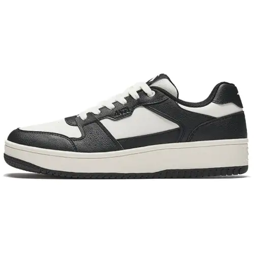 Anta Breaking Bamboo Textile, Synthetic Leather Slip Resistant Abrasion Resistant Low top Skateboard Shoes Men's