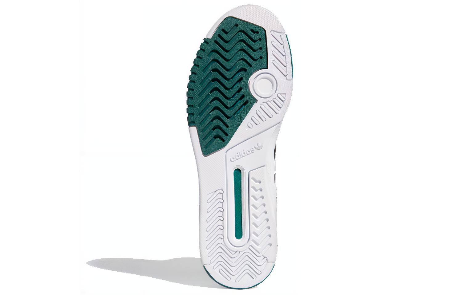 Кроссовки adidas originals Drop Step XL (бело-зеленые) — Белый / зелёный — фото 5