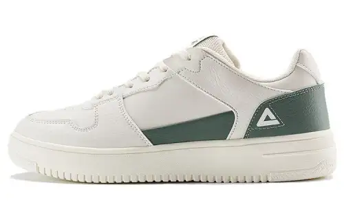 PEAK Yi Yun Slip Resistant Abrasion Resistant Low top Skateboard Shoes Men's Beige Green