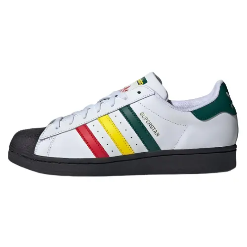 Superstar Adidas Originals 'Rasta - White'