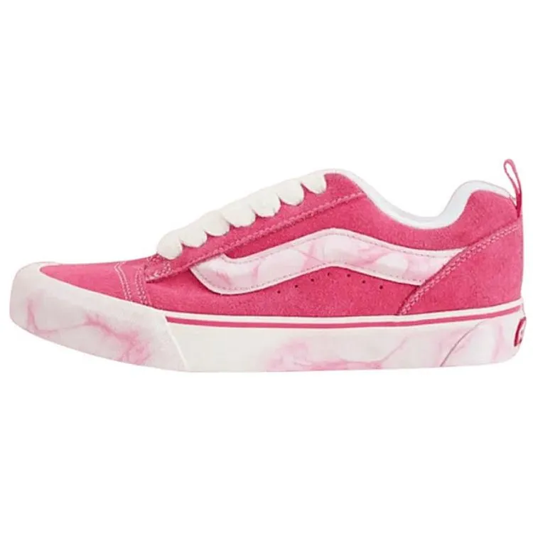 Vans x COSTS Knu Skool Low top Skateboard Shoes Unisex Pink White