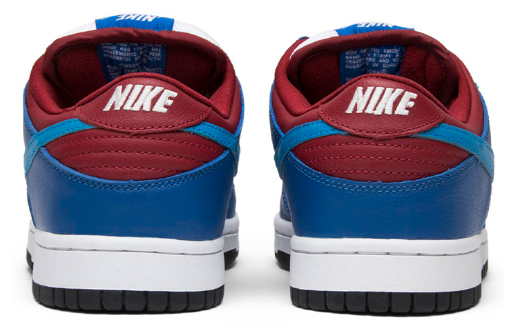 Кроссовки Nike Dunk SB Neptune (черно-сине-красные) — Чёрный / синий / красный — фото 5