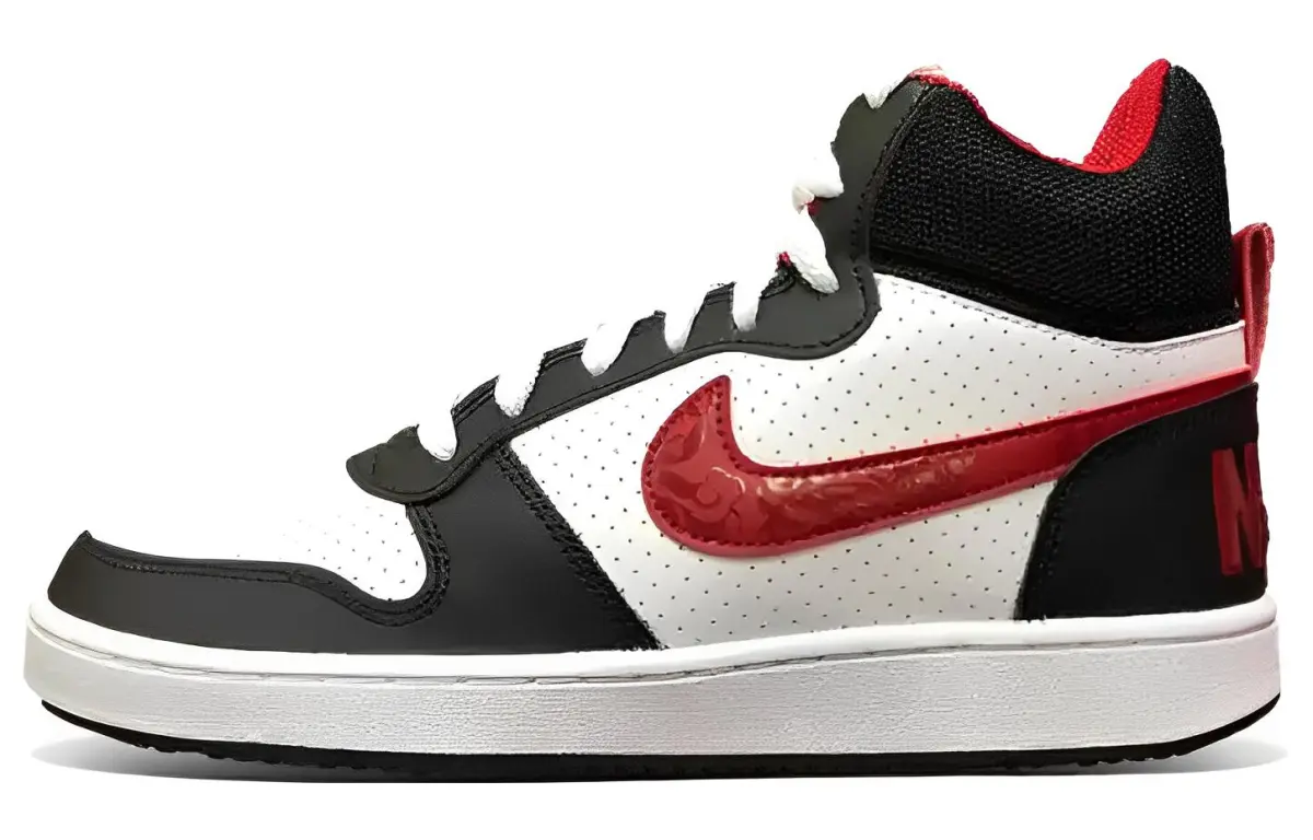 Nike Court Borough Mid 'Black Red'
