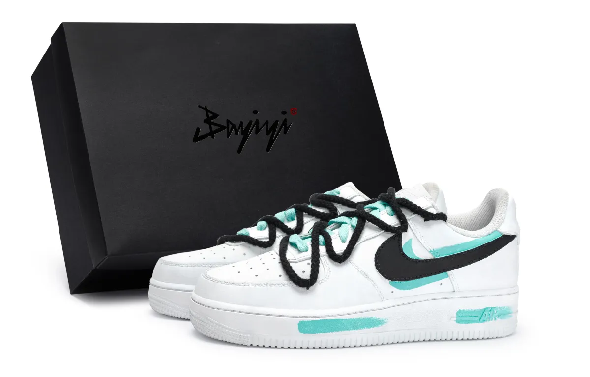 Nike Air Force 1 811 Manufacturing, Rolling Sky, Special Shoe Box Low top Skateboard Shoes Women's