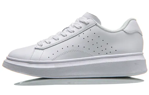 Li Ning Skateboard Shoes Women's Low Top Standard White