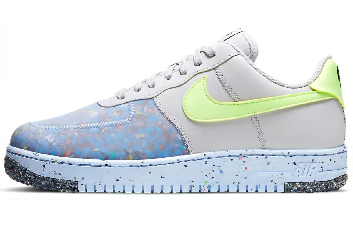 Nike Air Force 1 Crater Pure Platinum Barely Volt