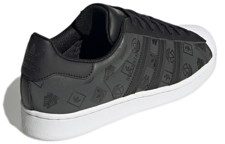 Кеды adidas originals SUPERSTAR (черный) — 炭黑/白 — фото 4