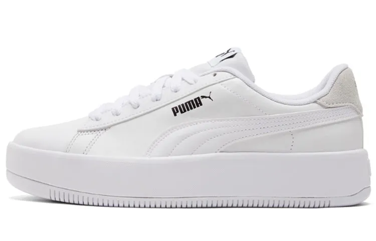 PUMA Lily Platform Leather 'White' Women's