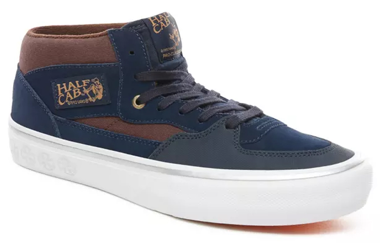 Кеды Vans Pro Skate (сине-коричневые) — Коричневый / синий — фото 3