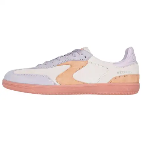 Skechers Low top Skateboard Shoes Women's Beige Purple Orange
