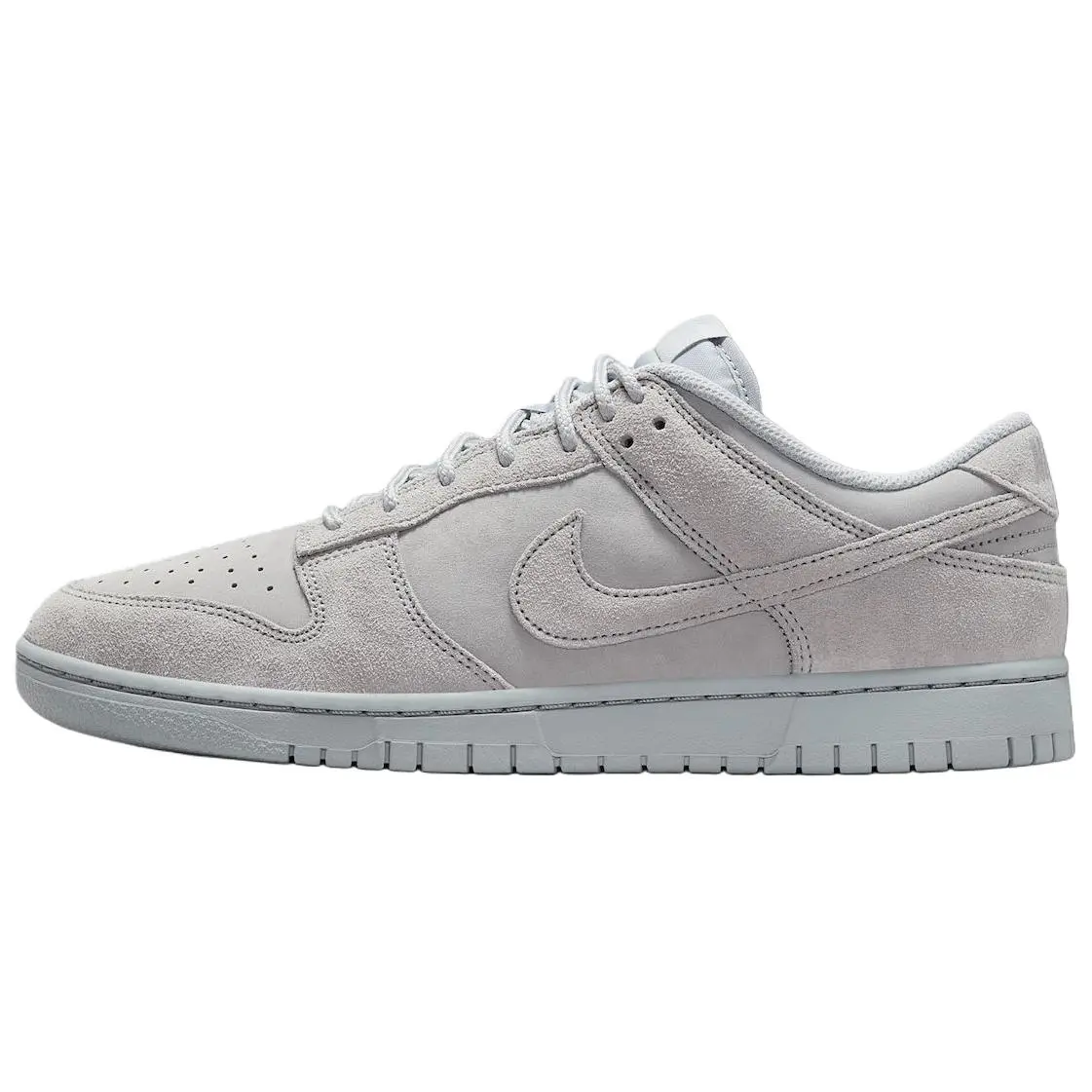 Nike Dunk Suede, Leather Low top Skateboard Shoes Unisex Gray