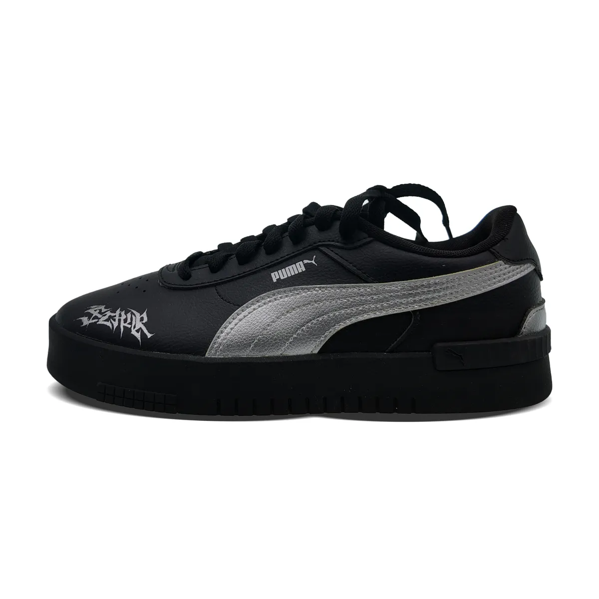 PUMA JOLA Abrasion Resistant Low top Skateboard Shoes Unisex Black