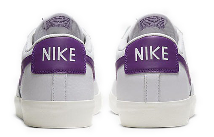 Кеды Nike Blazer "Voltage Purple" (бело-фиолетовые) — Белыйфиолетовый — фото 5