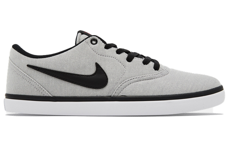 Мужские кеды Nike SB Check Solar Canvas (серые) — Серый — фото 2