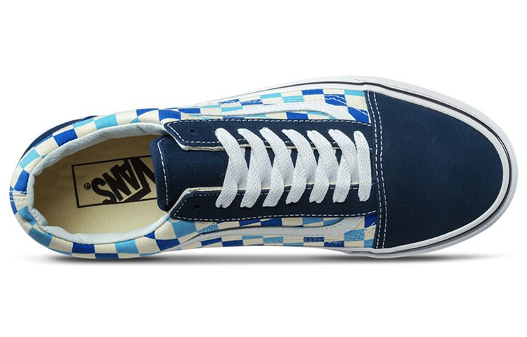 Кеды Vans Old Skool (сине-белые) — фото 4