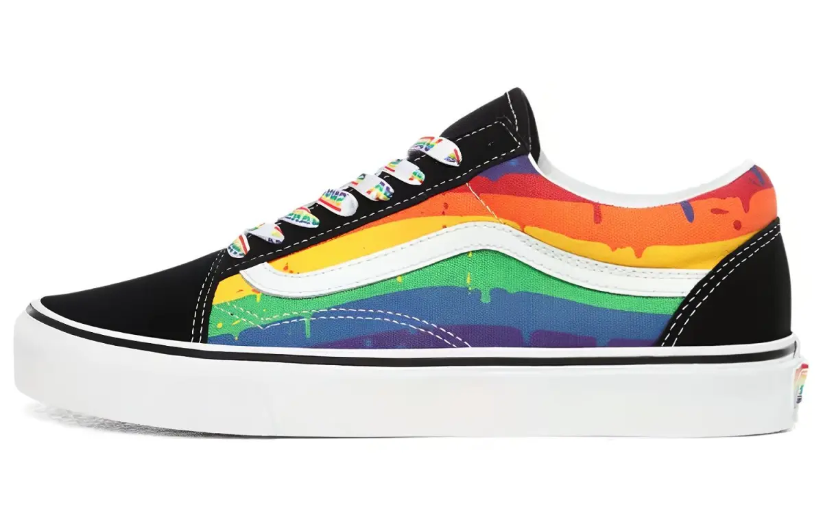 Old Skool Vans 'Rainbow Drip'