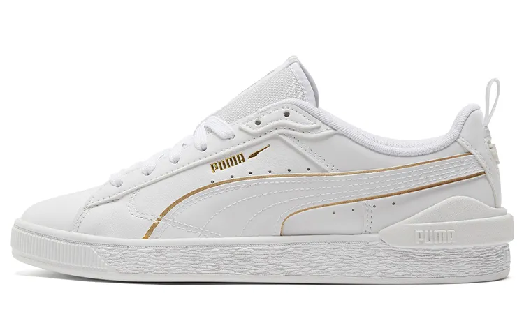 PUMA Suede Bloc 'Liquid Metal White Team Gold'