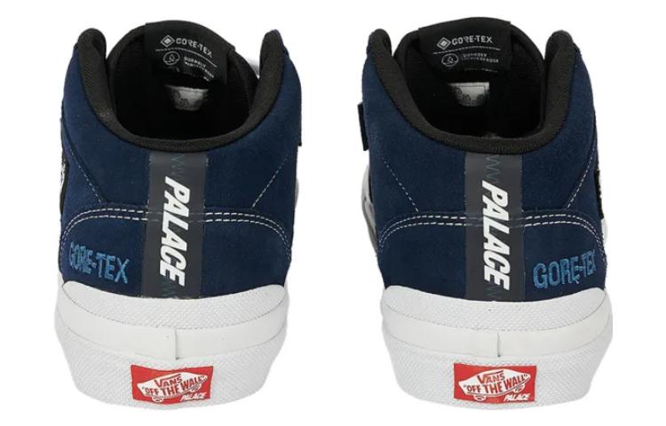 Кеды Palace x Vans Half Cab "Navy" (синие) — фото 4