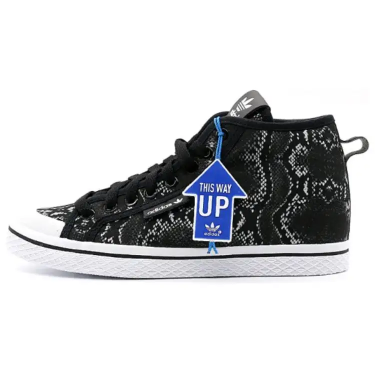 Adidas Originals Slip Resistant Abrasion Resistant Mid top Skateboard Shoes Women's Black