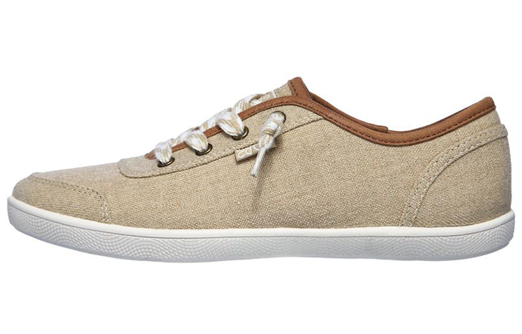 Skechers Bobs Skateboard Shoes Women's Low Top Taupe