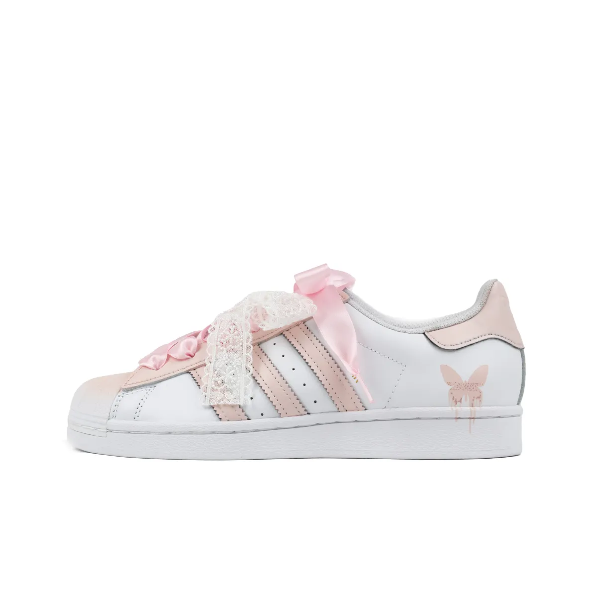 Adidas Originals SUPERSTAR Shell Head 2.0 Dreamy Ballet Lightweight Low top Skateboard Shoes Unisex Pink