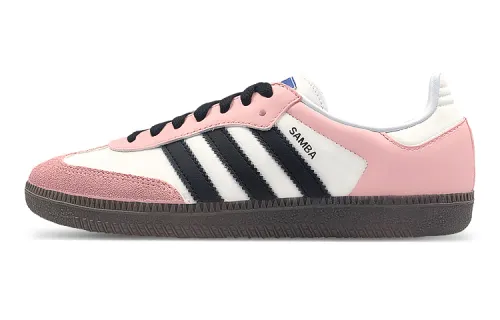 Adidas Originals Samba Low top Skateboard Shoes Unisex Black Pink White