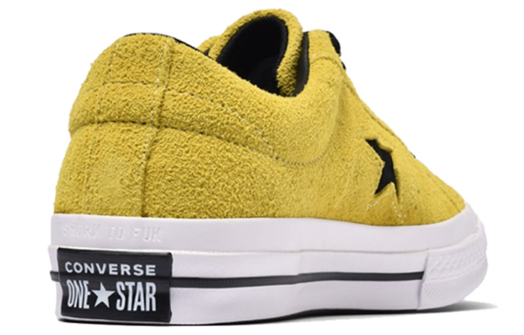 Кеды Converse One Star Premium Suede (желтые) — фото 6