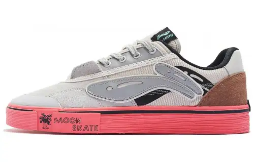 STEVEN HARRINGTON x Li Ning Low top Skateboard Shoes Men's White Pink