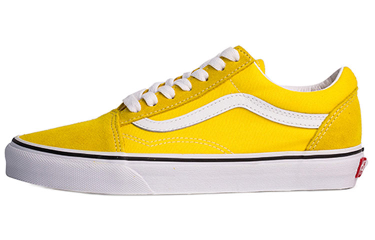 Кеды Vans Yellow (бело-черные) — фото 1