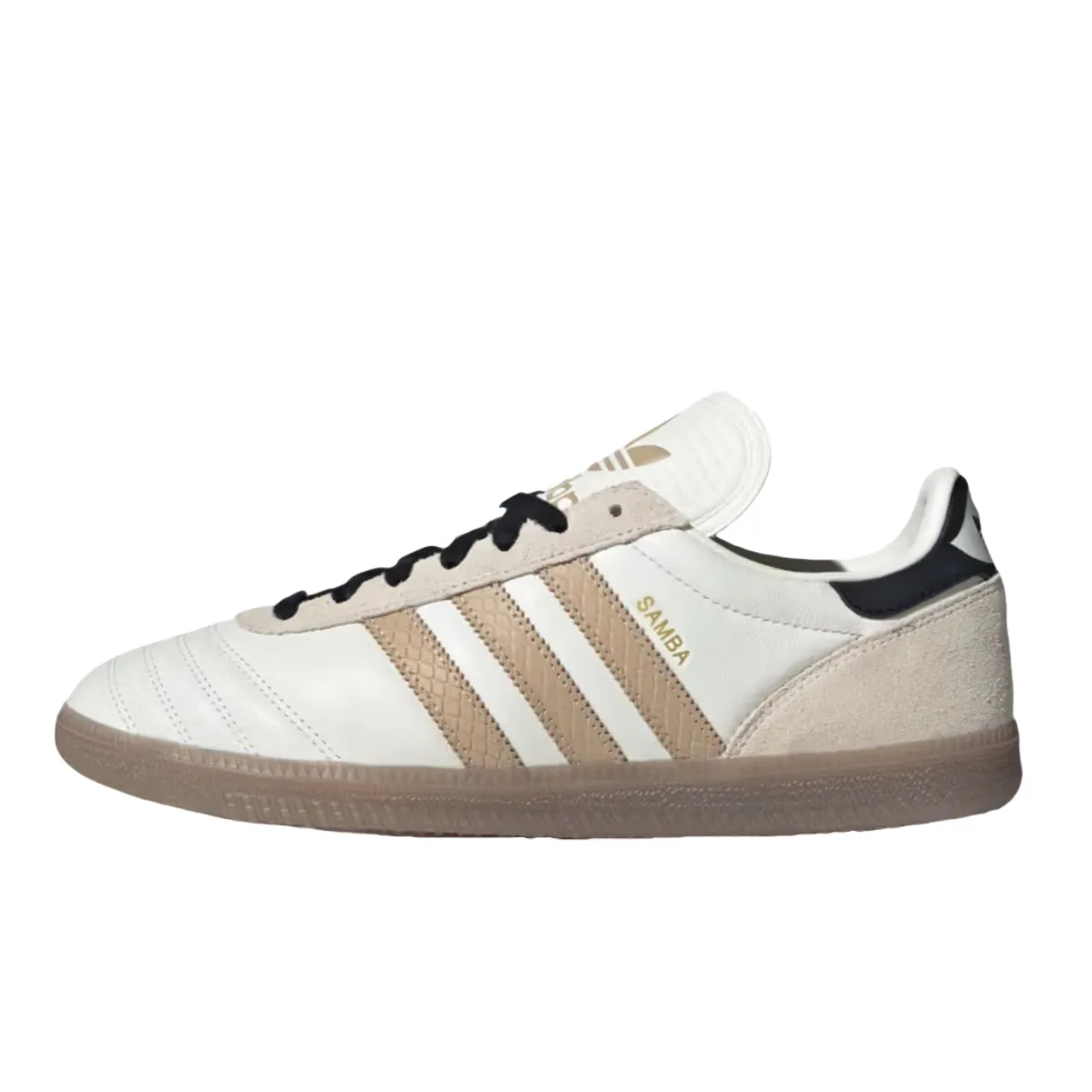 Adidas Originals Samba JP Leather, Suede Abrasion Resistant Abrasion Resistant Low top Skateboard Shoes Unisex Ecru
