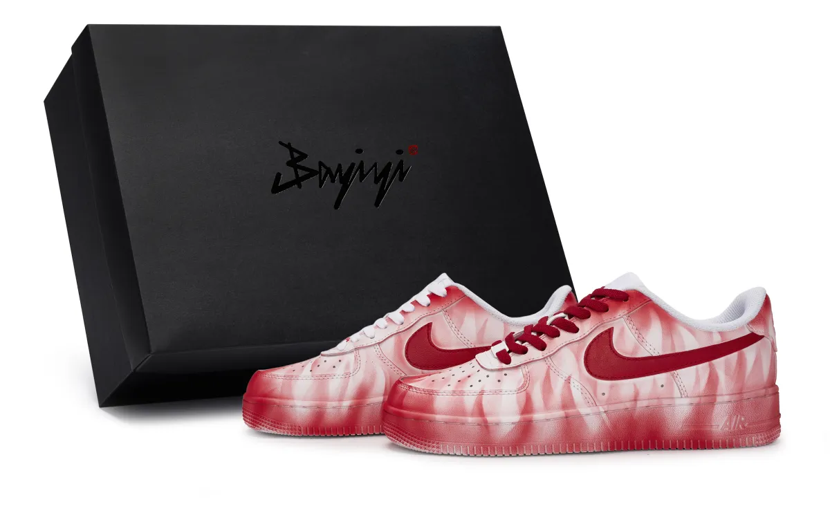 Nike Air Force 1 811 Manufacturing, Burn Site, Special Shoe Box Slip Resistant Slip Resistant Low top Skateboard Shoes