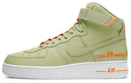 Nike Air Force 1 High Dual Air Olive Orange