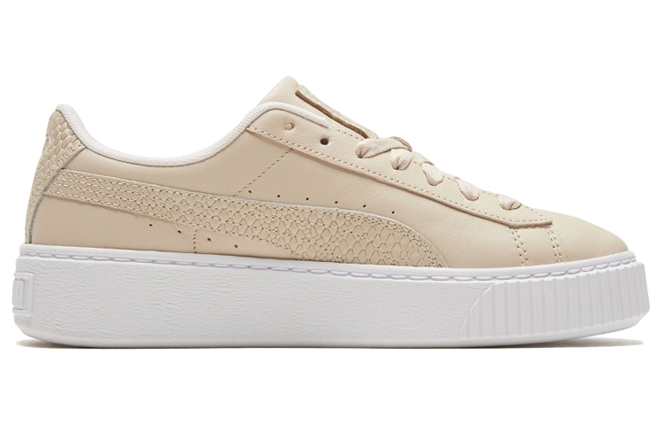Женские кеды PUMA Platform Snake (бежевые) — фото 2
