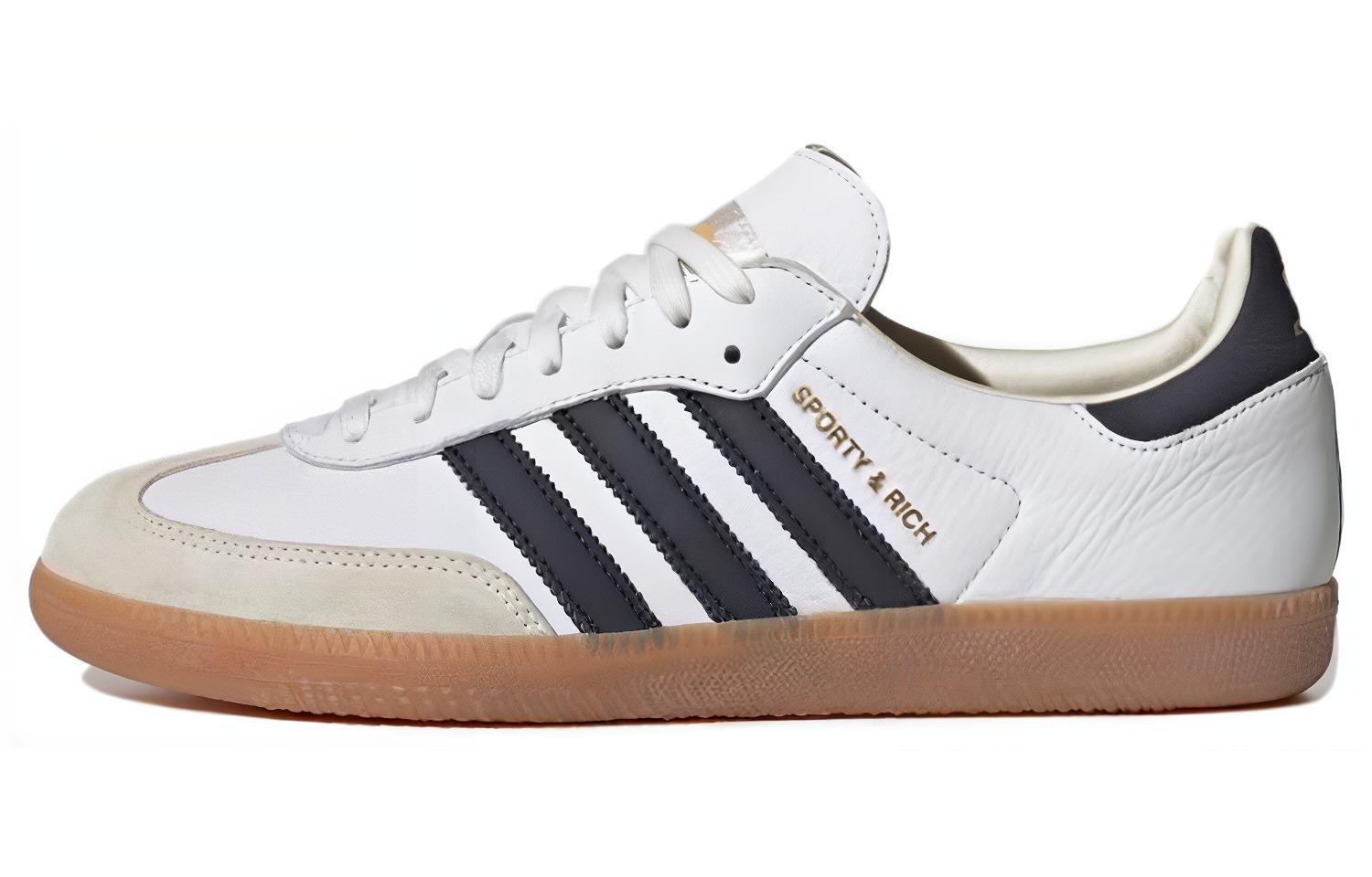 Кеды adidas adidas originals × SPORTY & RICH Samba (бело-черный)