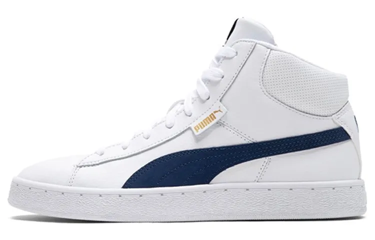 PUMA 1948 Mid Cozy Breathable Mid Tops Casual Skateboarding Shoes Unisex White