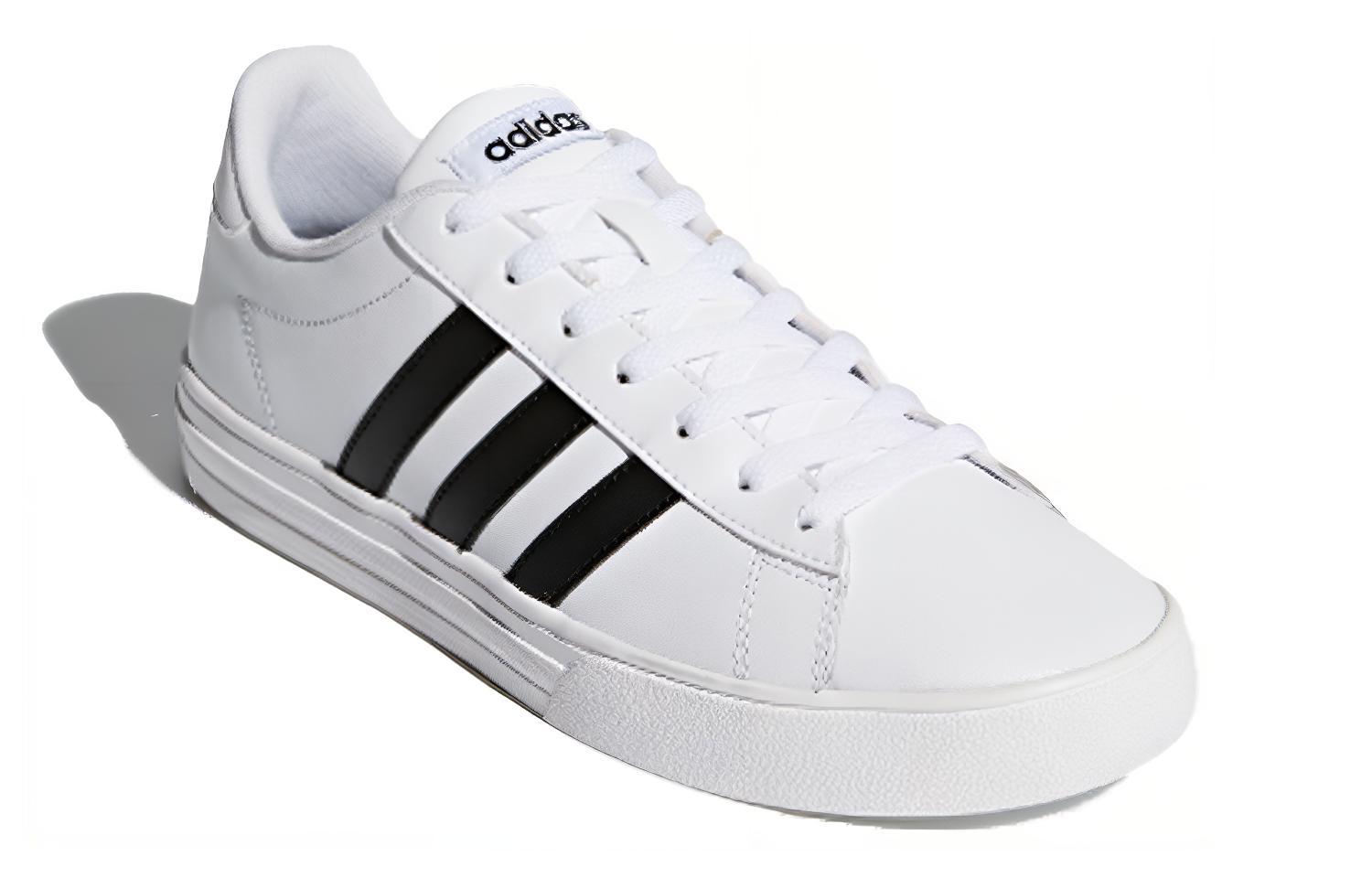Мужские кеды adidas neo Daily 2.0 (бело-черные) — Белый / чёрный — фото 3