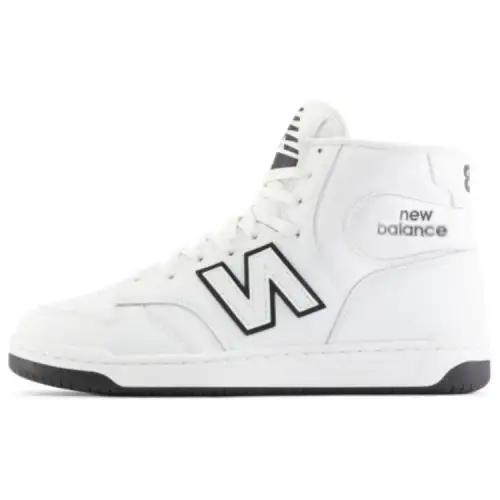 480 New Balance High 'White Black' 2023