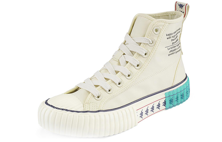 Kappa KOLUMN High top Skateboard Shoes Unisex Ecru