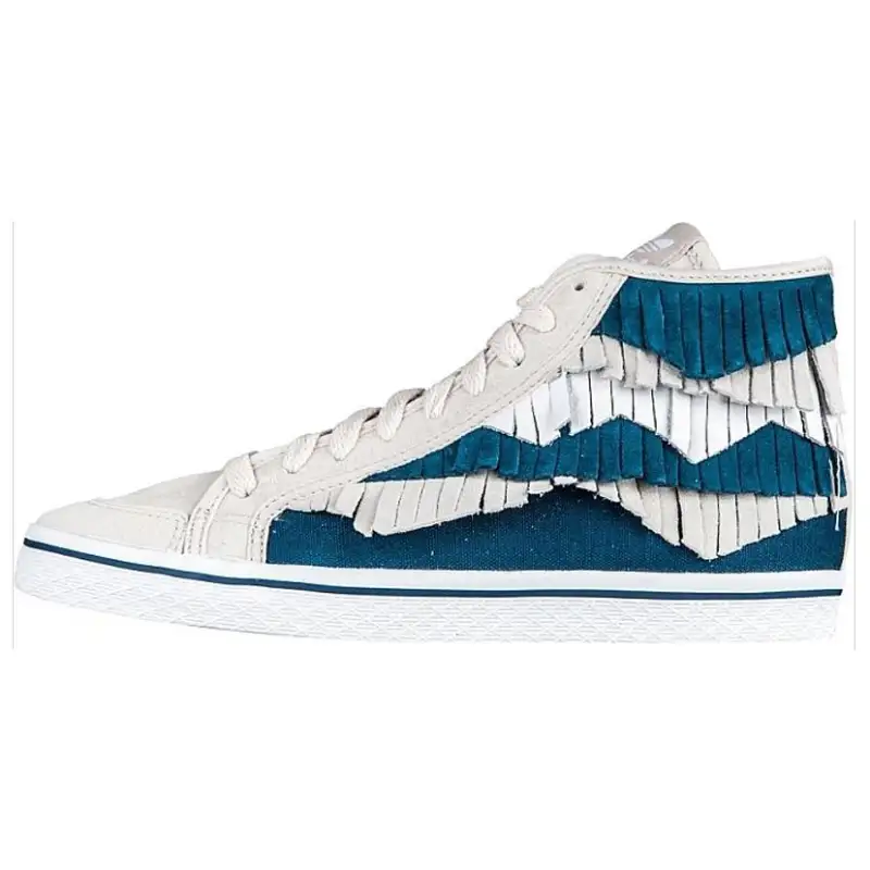 Adidas Originals Slip Resistant Abrasion Resistant Mid top Skateboard Shoes Women's Blue