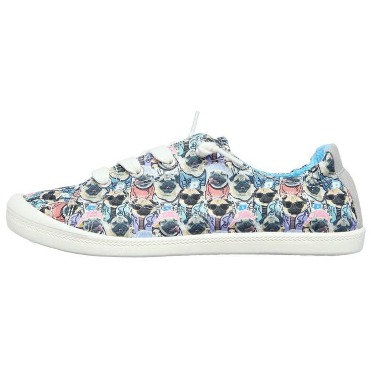 Skechers Bob's Beach Bingo Canvas Low top Skateboard Shoes Women's Multicolor