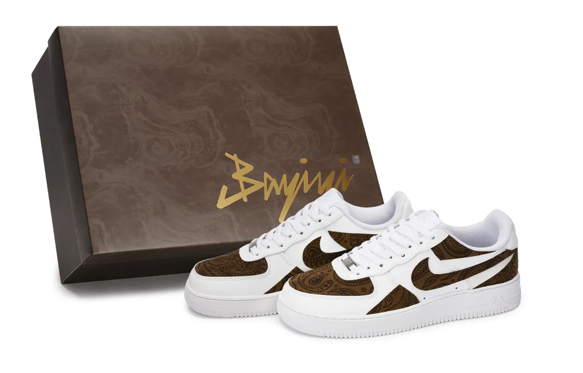 Nike Air Force 1 811 Manufacturing, Pine Wood Cashews, Special Shoe Box Abrasion Resistant Abrasion Resistant Low top