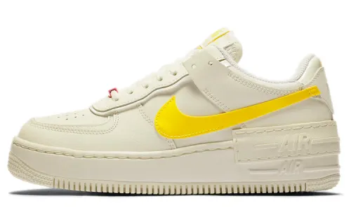Nike Air Force1 shadow Shadow Air Force One Retro Casual Macaron Wrapped Anti-slip Wear Resistant Balanced Breathable Low Top Shoes Women's Beige