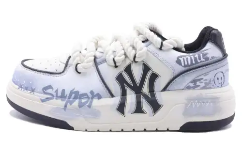 MLB Chunky Liner Light Gray Ripple Abrasion Resistant Height Increasing Abrasion Resistant Height Increasing Low top