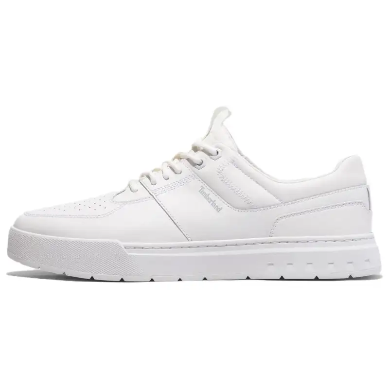 Timberland Slip Resistant Abrasion Resistant Slip Resistant Abrasion Resistant Low top Skateboard Shoes Men's White