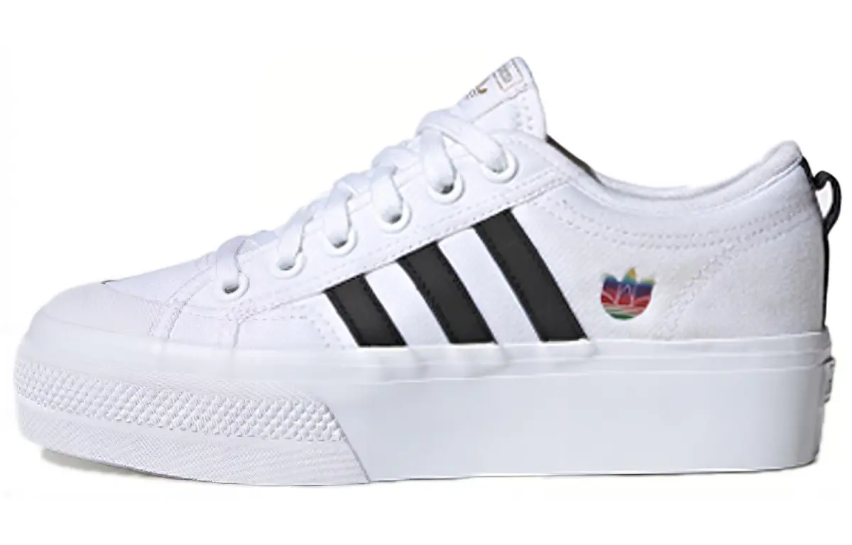 Adidas Women's Nizza Platform 'Colorful Trefoil' Women's