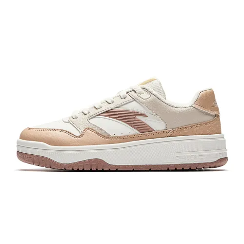 Anta Street Rebel 3 Low top Skateboard Shoes Women's White Brown