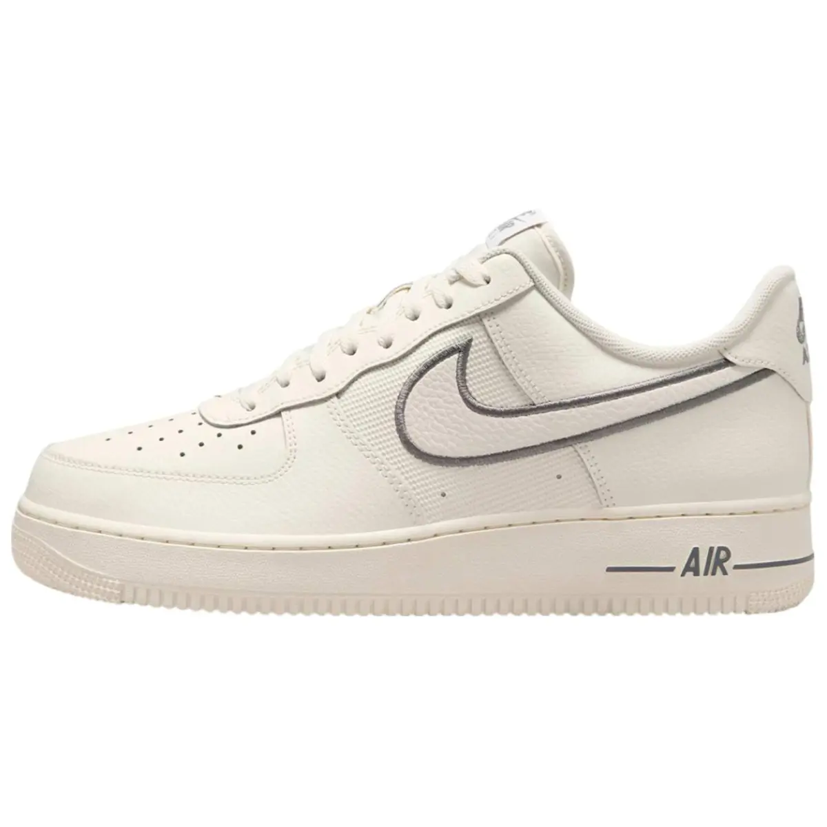 Nike Air Force 1 Slip Resistant Abrasion Resistant Low top Skateboard Shoes Men's Beige