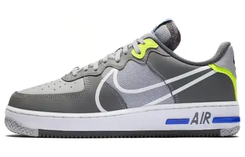 Nike Air Force 1 React Wolf Grey Men's