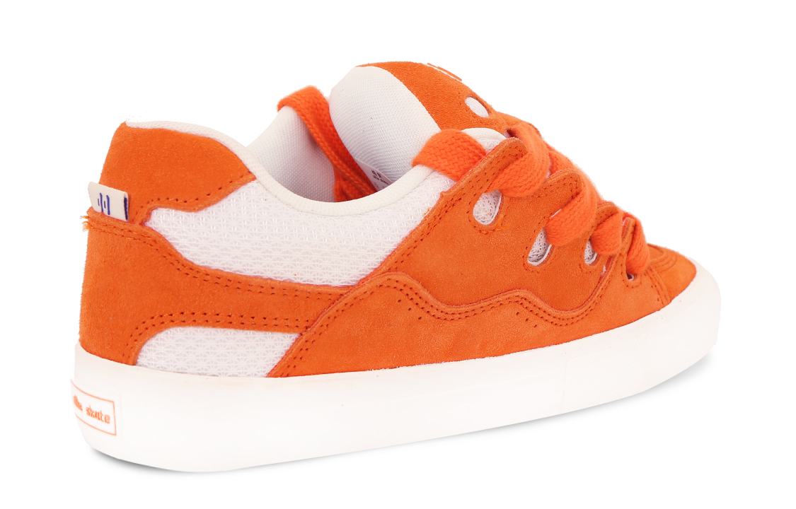 Ollieskate Puffy Shoes Skateboard Shoes Unisex Orange